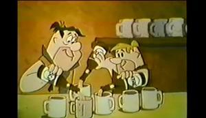 The Flinestones maken reclame The Flinestones maken reclame